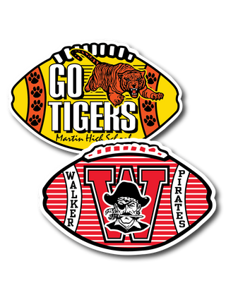 2.5" Football Button