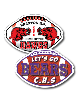 Full Color 2.5" Football Button