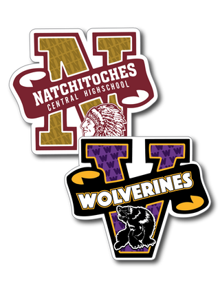Mascot Letter Button