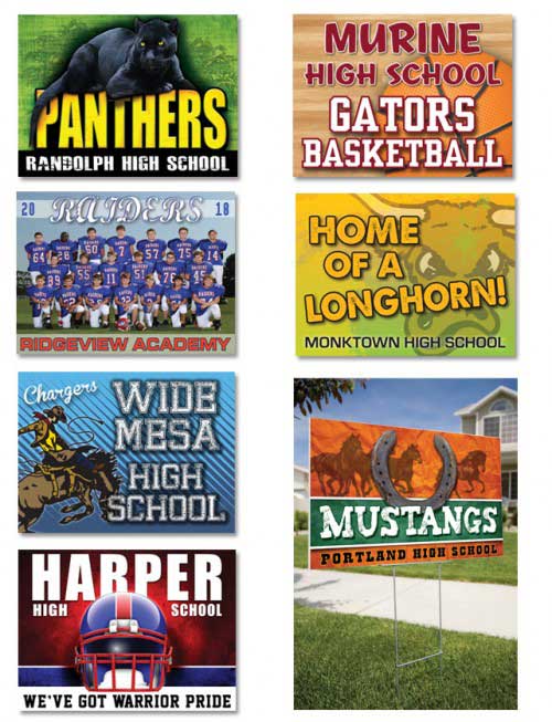 Color Full Signs Full Color Yard Signs - Boosters Incorporated