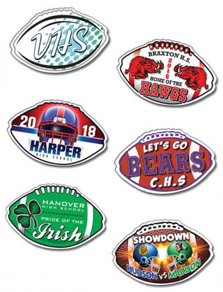 Full Color 2.5" Football Button