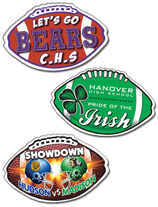 Full Color 3.5" Football Button