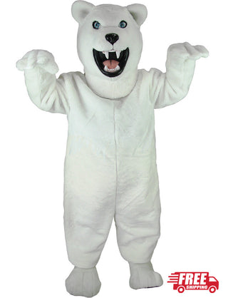 Polar Bear Mascot Uniform