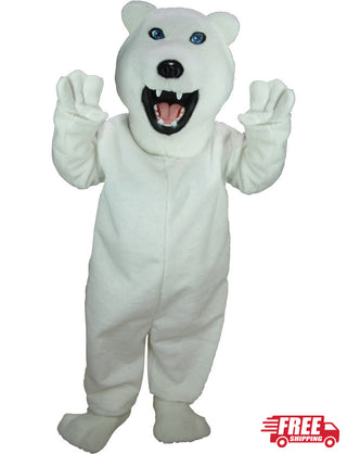 Polar Bear Mascot Uniform