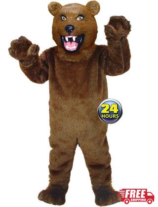 Brown Bear Mascot Uniform