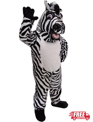 Zebra Mascot Uniform