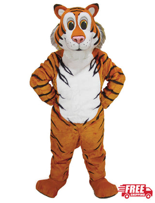 Friendly Tiger Mascot Uniform