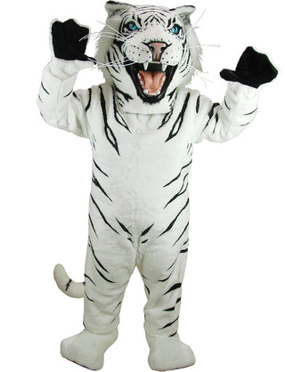 White Tiger Mascot Uniform