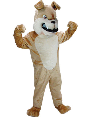 Tan Bulldog Mascot Uniform