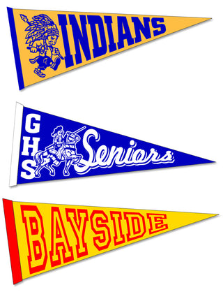 Printed 5" x 12" Pennant