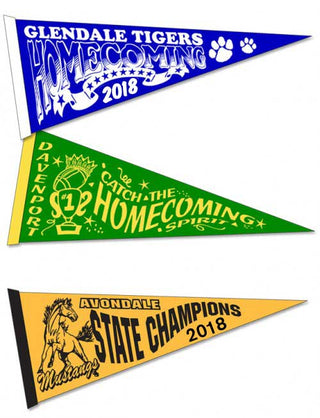 Printed 9" x 24" Pennant