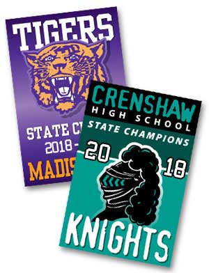 4' x 6' Championship Banner