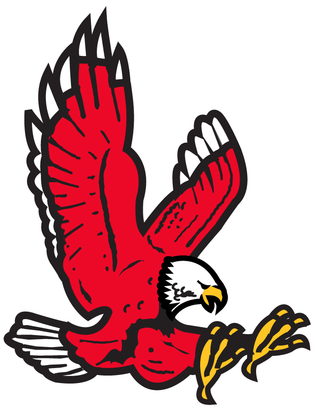 Red Hawk Temporary Tattoo