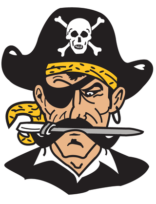 Gold Pirate Temporary Tattoo