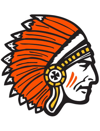 Orange Indian Temporary Tattoo