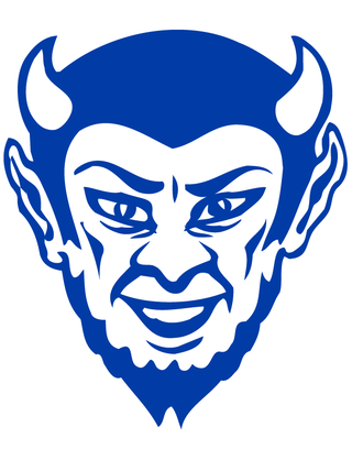 Blue Devil Temporary Tattoo