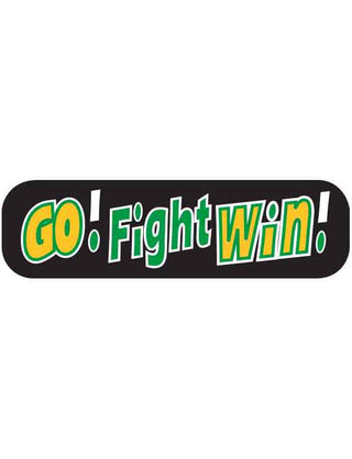 Green and Gold Go Fight Win Spirit Strip Waterless Tattoo