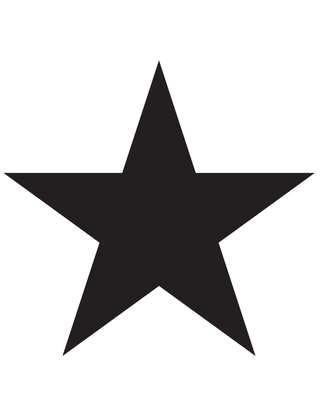 Black Star Temporary Tattoo