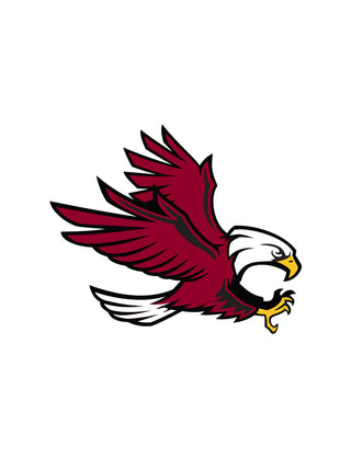 Maroon Eagle Temporary Tattoo