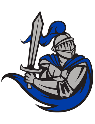 Blue Knight Temporary Tattoo