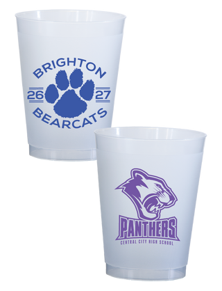 Frosted 12 oz Cups