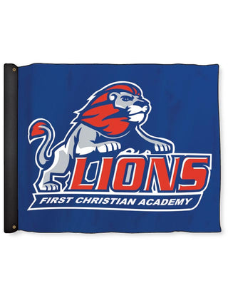 Economy Full Color Digital Print Cheer Flag (5' x 8')