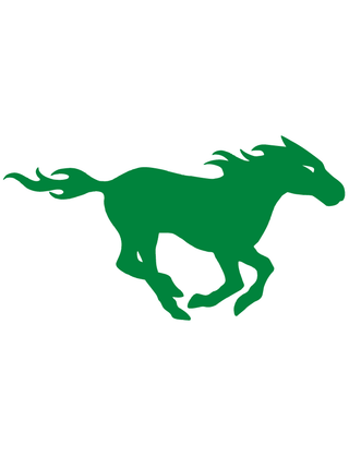 Green Horse Temporary Tattoo