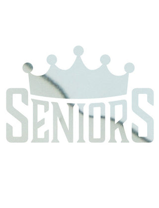 Silver Seniors Metallic Temporary Tattoo