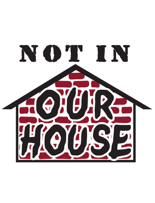 Not In Our House Temporary Tattoo