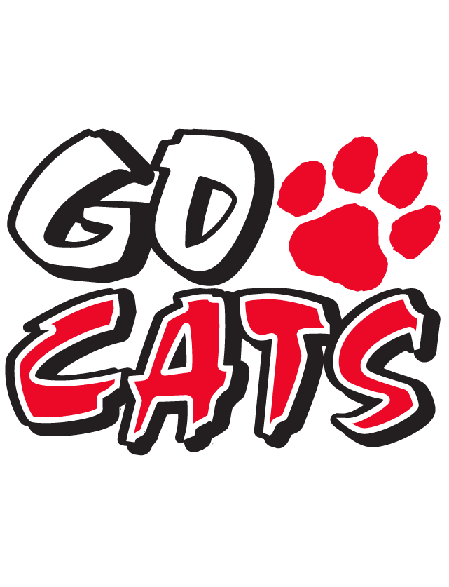 Go Cats Script Red Go Cats Temporary Tattoos – Show Your Colors - Boosters Incorporated