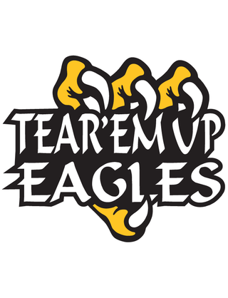 Tear Em Up Eagles Temporary Tattoo