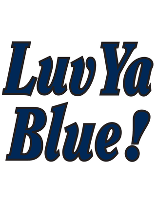 Navy "Luv Ya Blue!" Temporary Tattoo