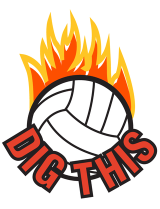 Dig This Volleyball Temporary Tattoo