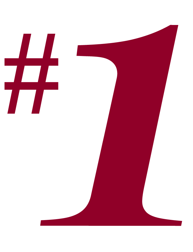 Number One Maroon Maroon #1 Temporary Tattoos – Show Your Colors - Boosters Incorporated