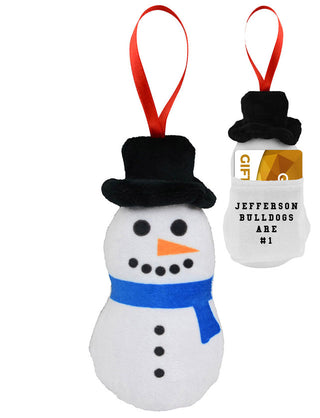 Snowman Star Christmas Ornaments