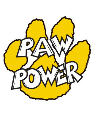 Gold Paw Power Temporary Tattoo