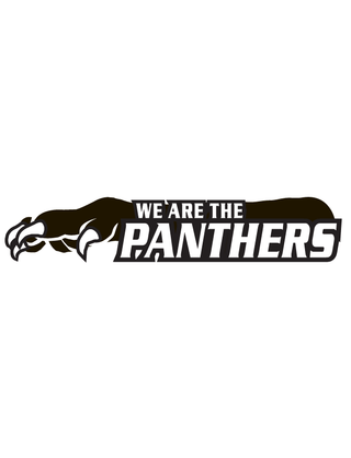 We Are The Panthers Spirit Strip Temporary Tattoo