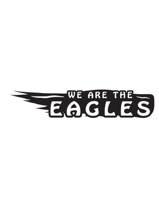 We Are The Eagles Spirit Strip Temporary Tattoo