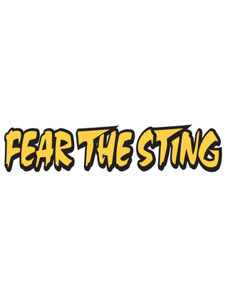 Fear the Sting Spirit Strip Temporary Tattoo