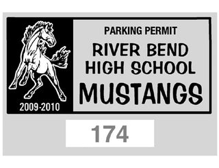 Static Parking Permit Decal