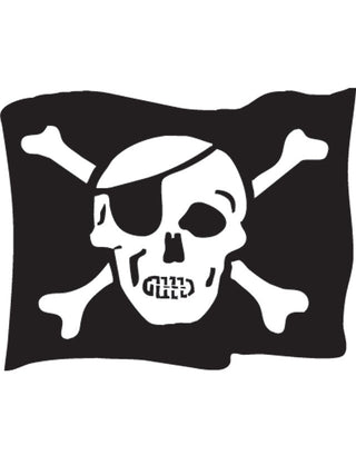 Pirate Flag Waterless Tattoo