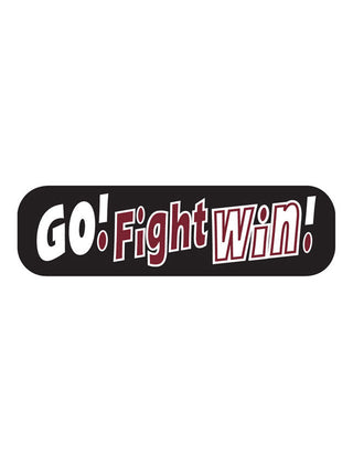 GO! FIGHT WIN! Waterless Tattoo-Maroon