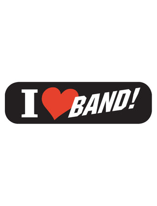 I Love Band! Waterless Tattoo