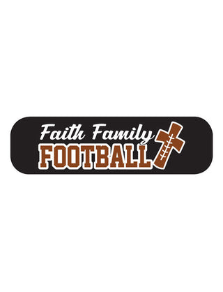 Faith Family Football Spirit Strip Waterless Tattoo