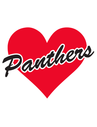 Panthers Heart Waterless Tattoo