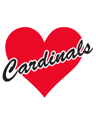 Cardinals Heart Waterless Tattoo