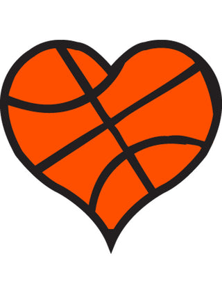 Basketball Heart Waterless Tattoo