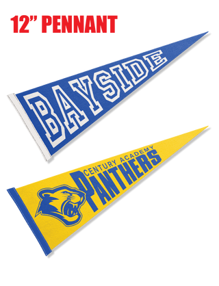 Printed 5" x 12" Pennant
