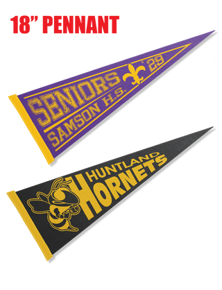 Printed 8" x 18" Pennant