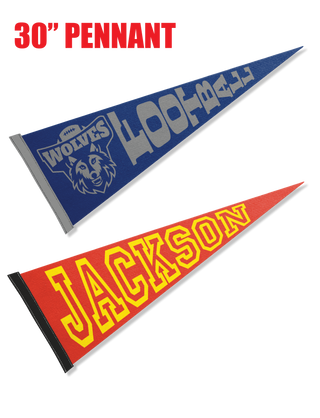 Printed 12" x 30" Pennant